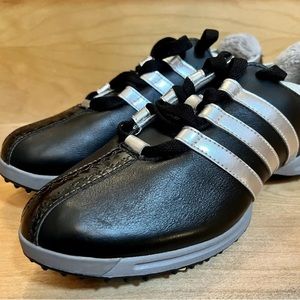 Adidas Womens Fitfoam (791003) Golf Shoes Black Grey Size 6.5